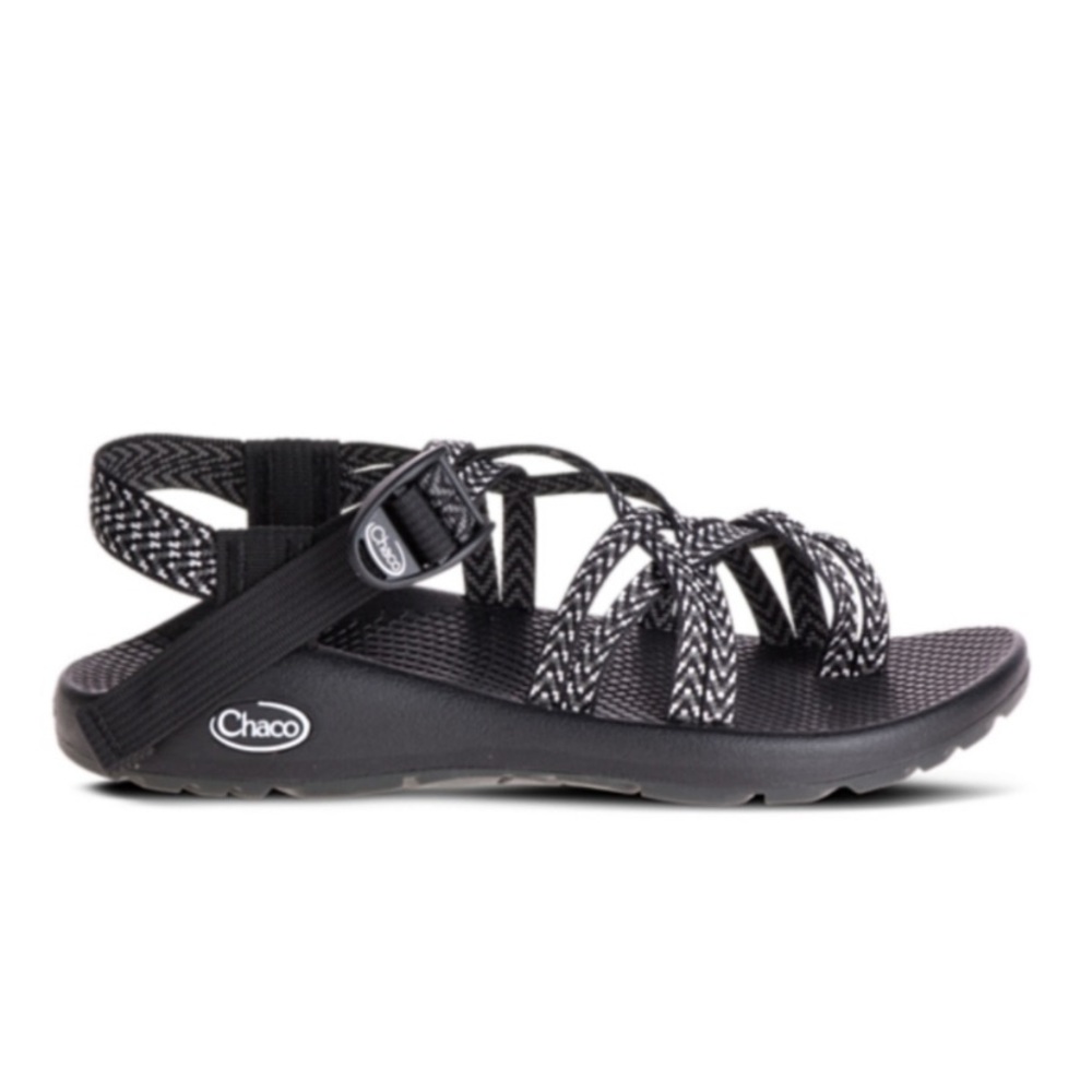 Chaco Classic ZX/2 Sandal Black White - Picture 1 of 12